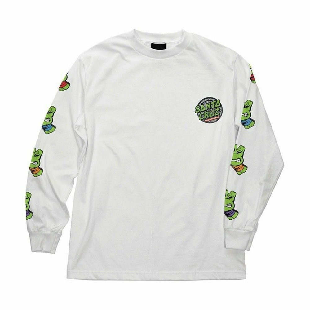 Santa Cruz X Ninja Turtles TMNT Skateboard 2x 90s Tee Tshirt